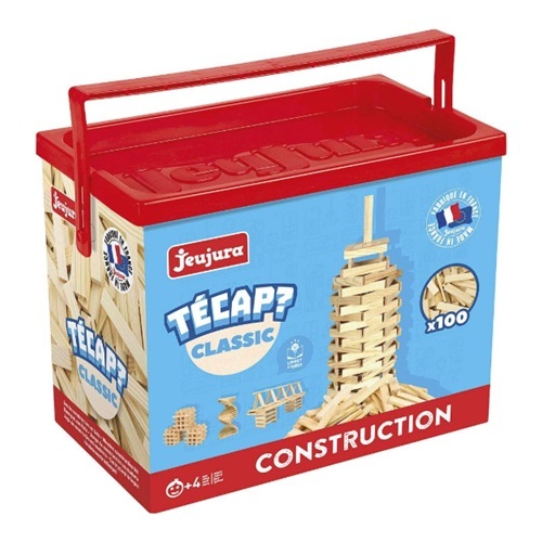 Baril de 100 planchettes construction jeu jura disponible sur Amazon