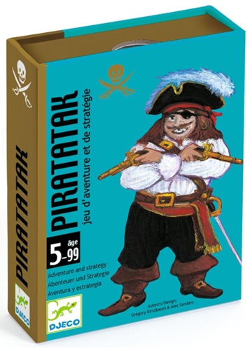 Jeu de cartes Piratatak aux éditions Djeco disponible sur Amazon