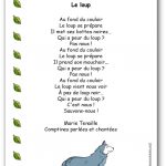 Illustration du poème Le loup de Marie Tenaille, le loup au fond d'un couloir