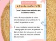 Affiche gratuite A4 rentrée maternelle pour informer les parents